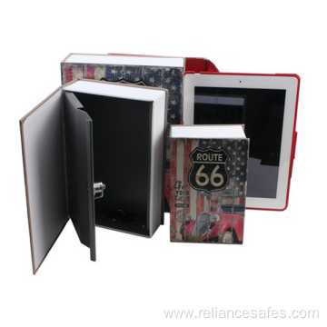 High Quality Safety Hidden Metal book safe box